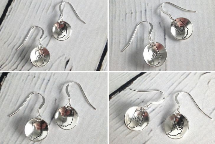 Sterling Silver Indiana Earrings