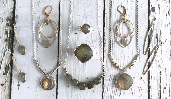 Silver, Gold & Labradorite
