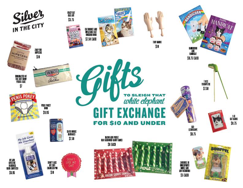 Gifts to Sleigh Your White Elephant Gift Exchange