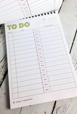 schedule magic daily to do list notebook silver in the city