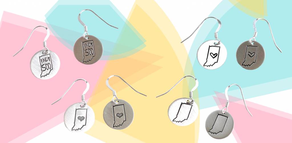 Handstamped Indiana Jewelry