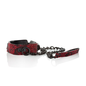 RED DAMASK COLLAR & LEASH