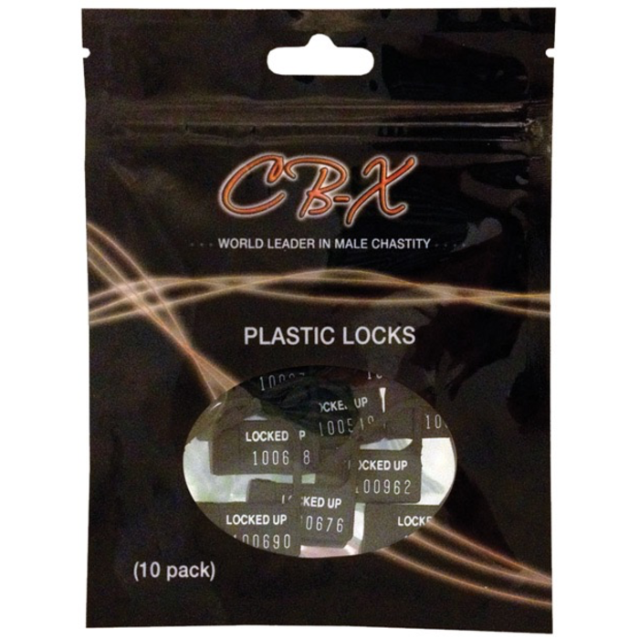 CB 6000 PLASTIC LOCKS x 10