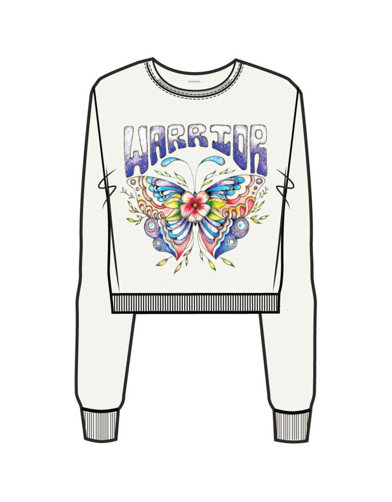 Spiritual Gangster Spiritual Gangster, Girls Warrior Classic Crew Neck Sweater