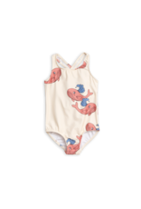 MiniRodini Mini Rodini, Whale Sporty Swimsuit