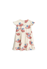 MiniRodini Mini Rodini, Whale aop Wing Dress