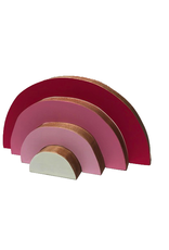Pink Rainbow Stacker Playset