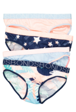 Bonds Bonds, Girls 4 Pack Bikini