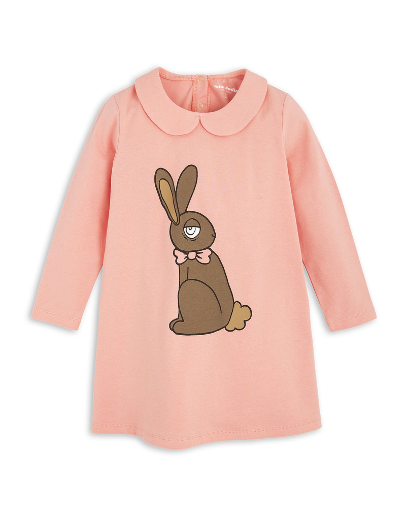 MiniRodini MiniRodini, Long Sleeve Rabbit Dress