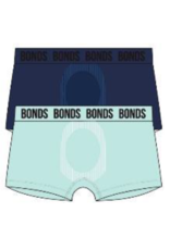 Bonds Bonds, Boys Super Stretchies Seam Free 2 Pack Trunk