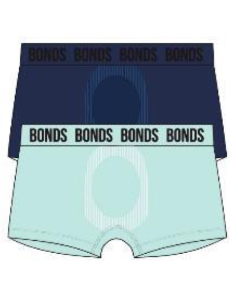 Bonds Bonds, Boys Super Stretchies Seam Free 2 Pack Trunk