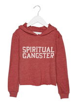 Spiritual Gangster Spiritual Gangster, Girls, SG Varsity Crop Hoodie