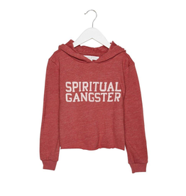 Spiritual Gangster Spiritual Gangster, Girls, SG Varsity Crop Hoodie