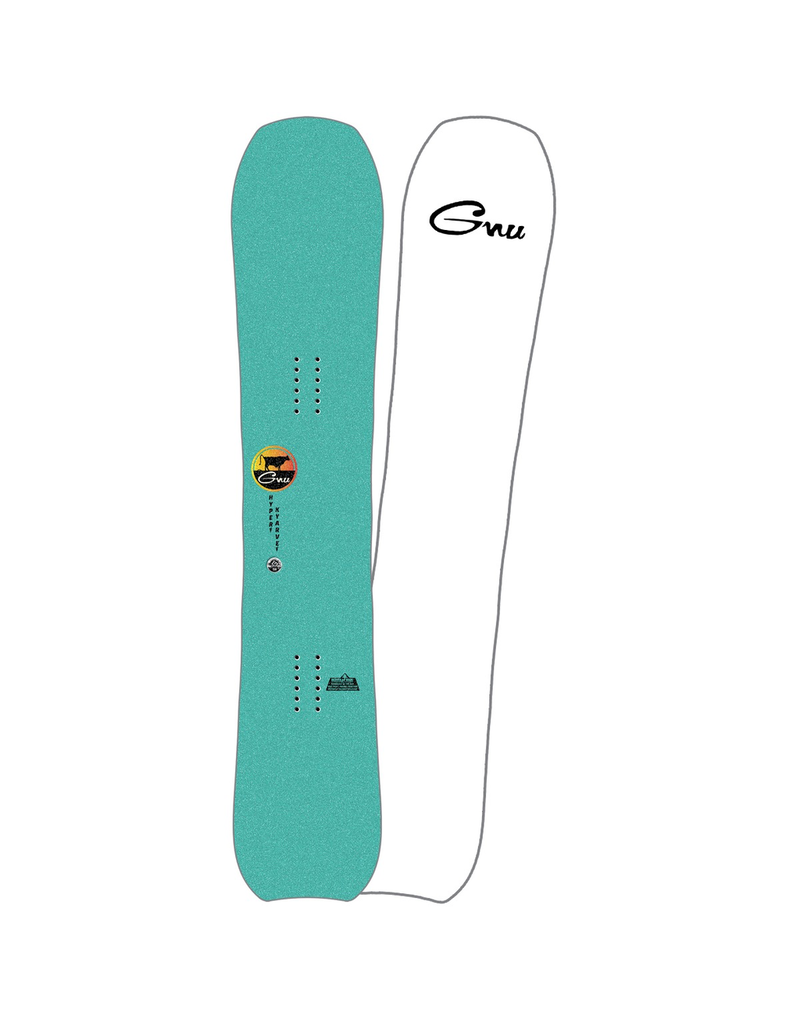 Gnu Gnu, Hyperkyarve Womens Snowboard