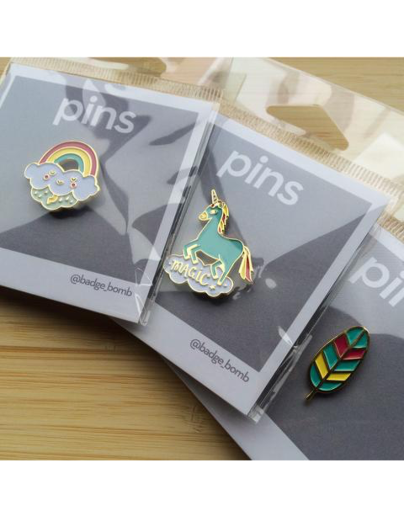 BadgeBomb Badge Bomb, Enamel Pin