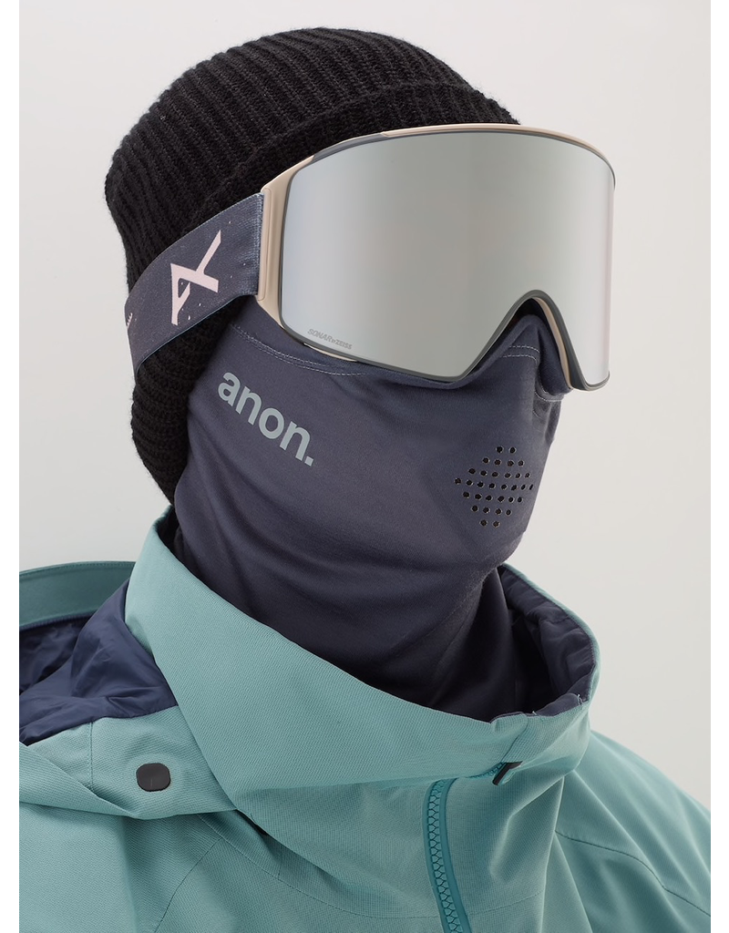 Anon Anon, Mens M4 Cylindrical Goggle with Face Mask and Spare Lens
