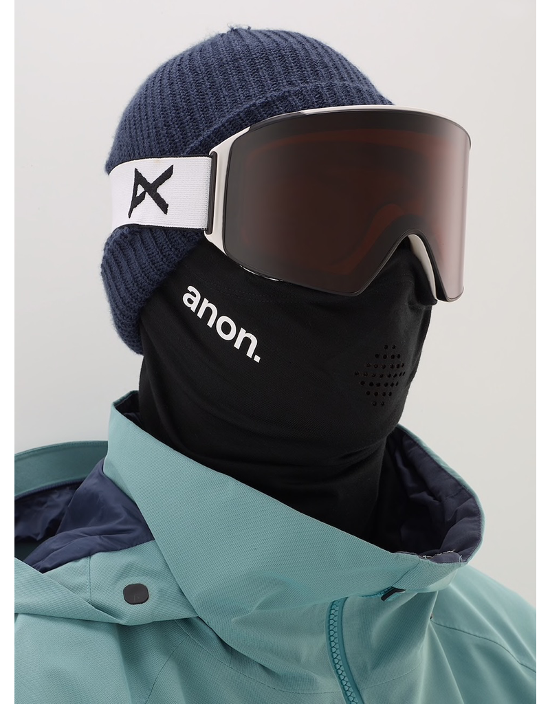 Anon Anon, Mens M4 Cylindrical Goggle with Face Mask and Spare Lens