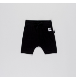 HuxBaby HuxBaby, Black Drop Crotch Shorts