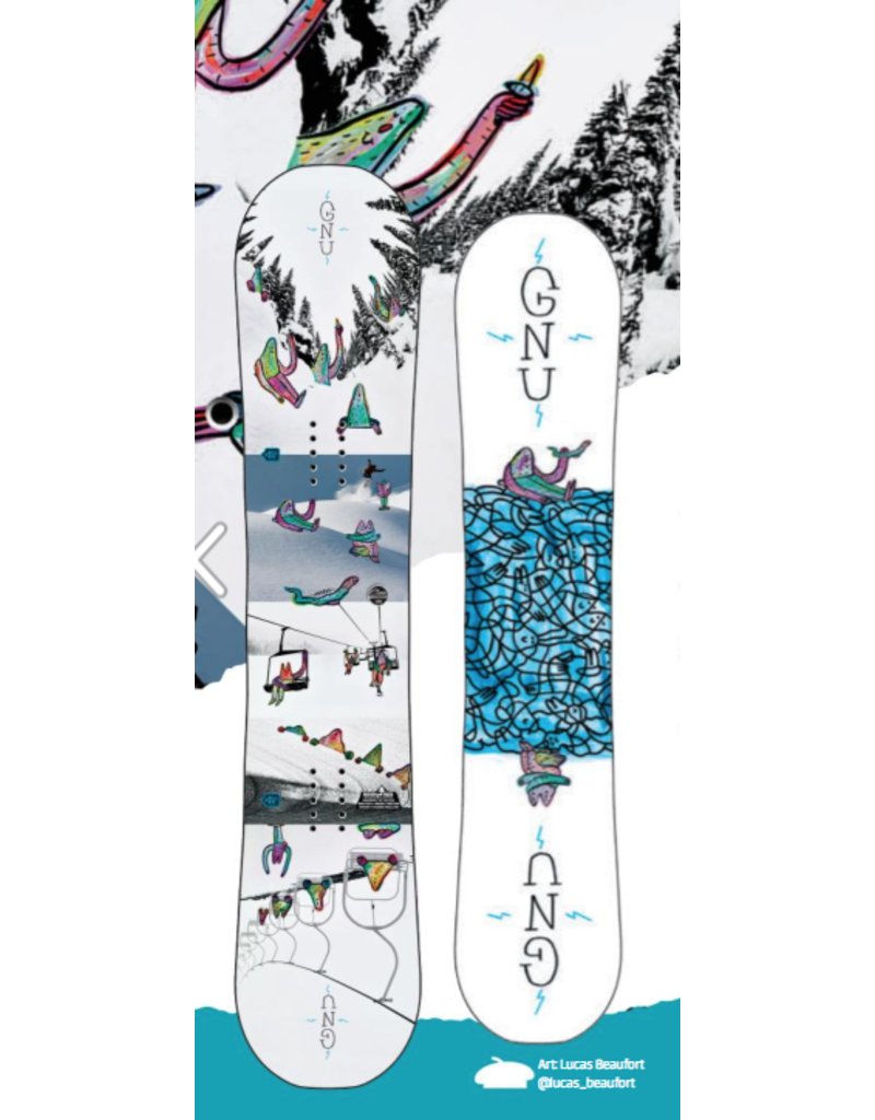 Gnu Gnu Asym Recess BTX snowboard