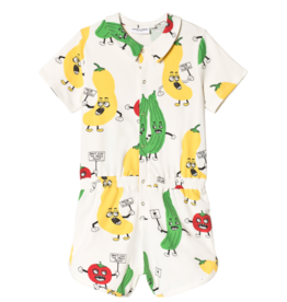 MiniRodini Mini Rodini, Veggie, Aop Summer Suit