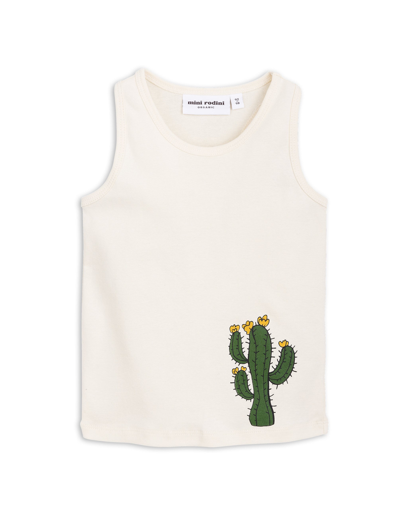 MiniRodini MiniRodini-Cactus Tank, Off White
