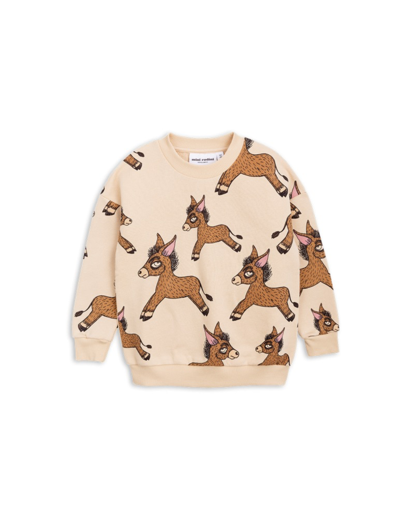 MiniRodini Mini Rodini, Donkey Aop Sweatshirt