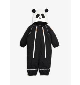 MiniRodini Mini Rodini, Alaska Panda Baby Overall Onepiece Snow Suit