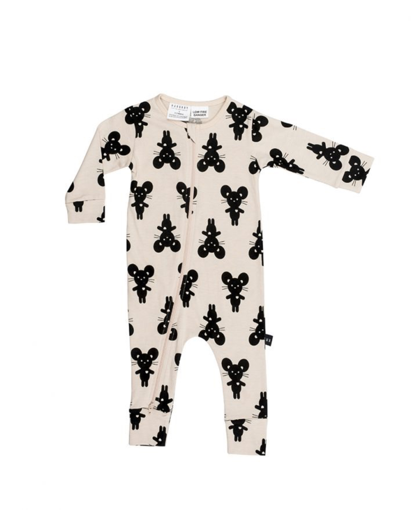 HuxBaby Huxbaby, Mouse Zip Romper