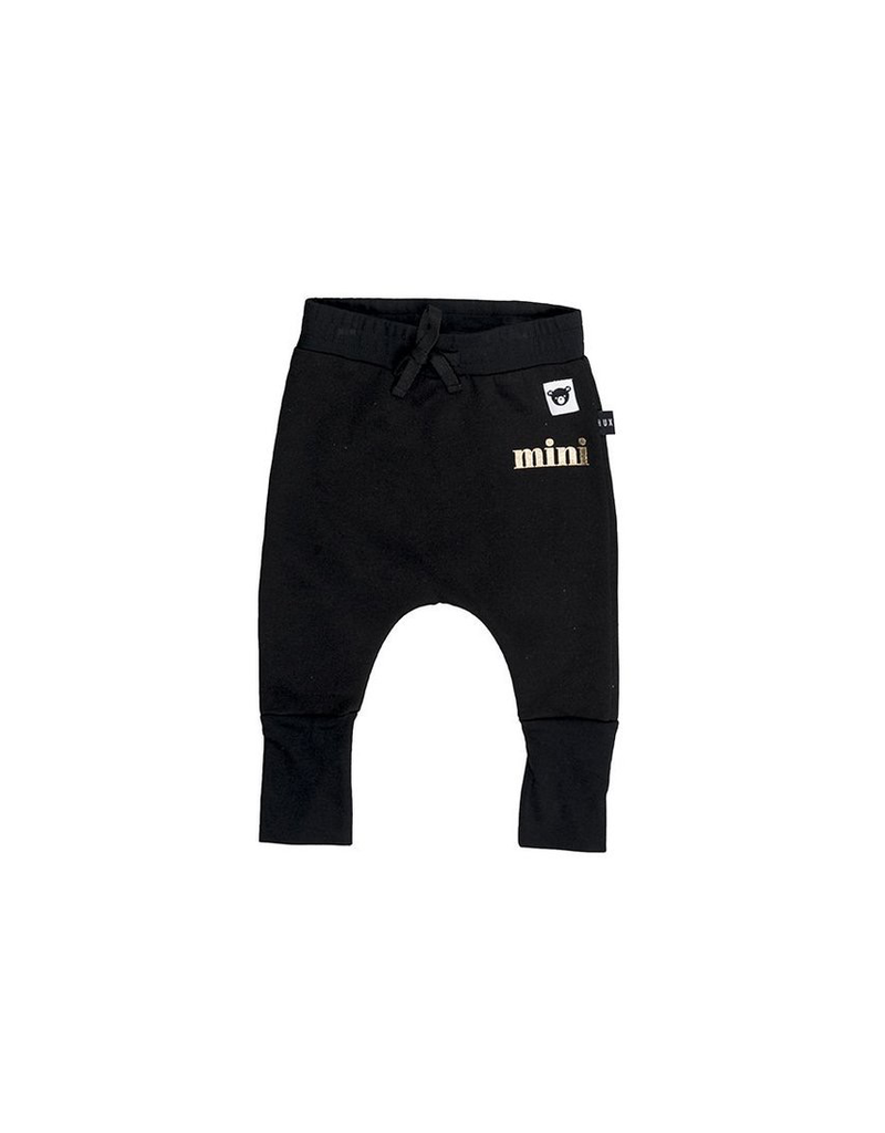 HuxBaby Huxbaby, Black High Cuff Pant