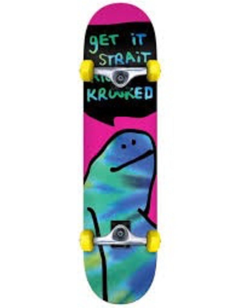 krooked Krooked Kids Mini Skateboard Complete Deck