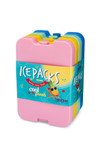 YumBox Ice Pack set of 4 Multicolor (pink, yellow, green, blue)