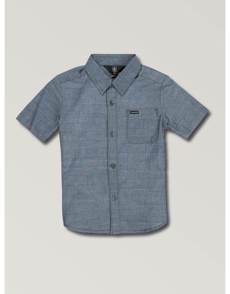 Volcom Little Boys Mark Mix S/S Button Up Shirt