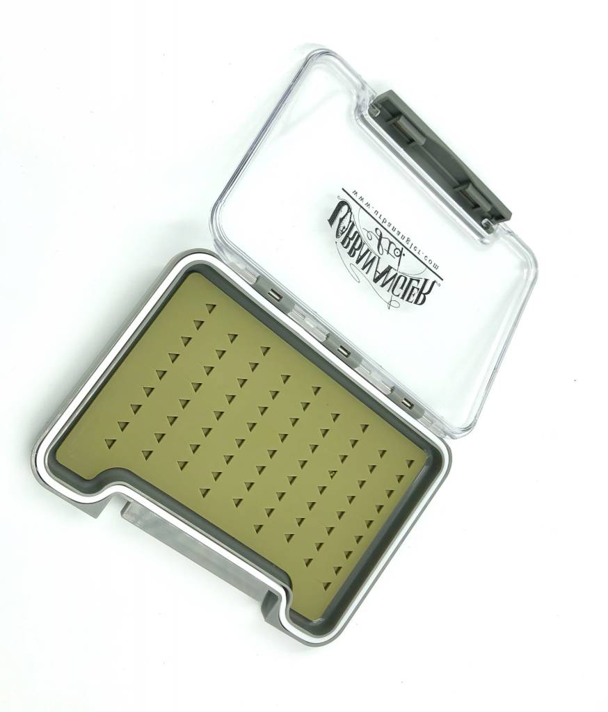 Fishing Fly Box Portable Slim Storage. Transparent Waterproof Box Clear