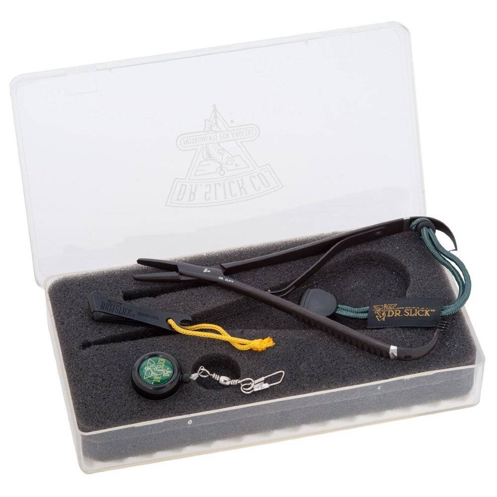 Dr. Slick Dr. Slick Gift Sets Mitten Clamp with Nipper & Zinger - Black