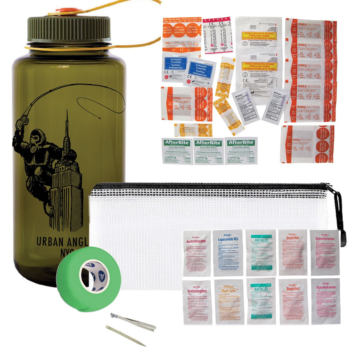 Urban Angler Kong's Clinic Logo Nalgene First Aid Kit