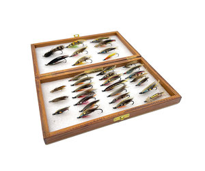 Vintage Salmon Fly & Fly Box