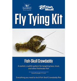Flymen Fishing Co. Fly Tying Kit - Fish-Skull Crawdaddy