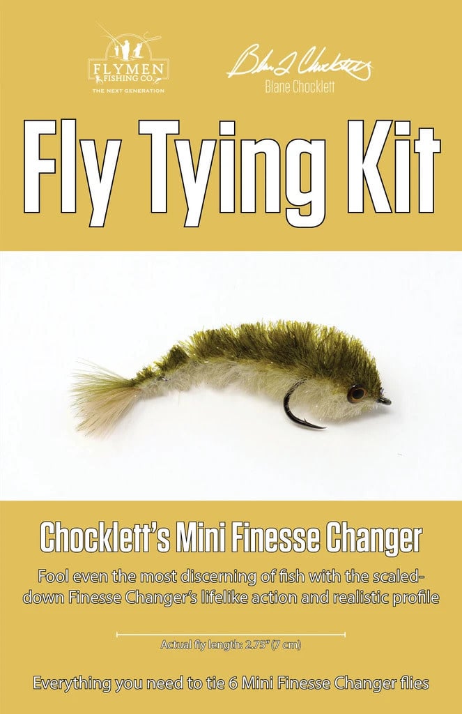 Flymen Fishing Company Panfish and Topwater Trout Popper Fly Tying Kit -  Fly Tying Kits