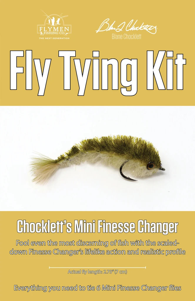 Flymen Fishing Co. Fly Tying Kit - Chocklett’s Mini Finesse Changer