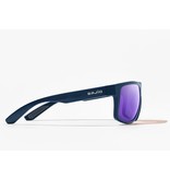 Bajio Sunglasses Boneville Blue Vin Matte Violet Mirror Polycarbonate