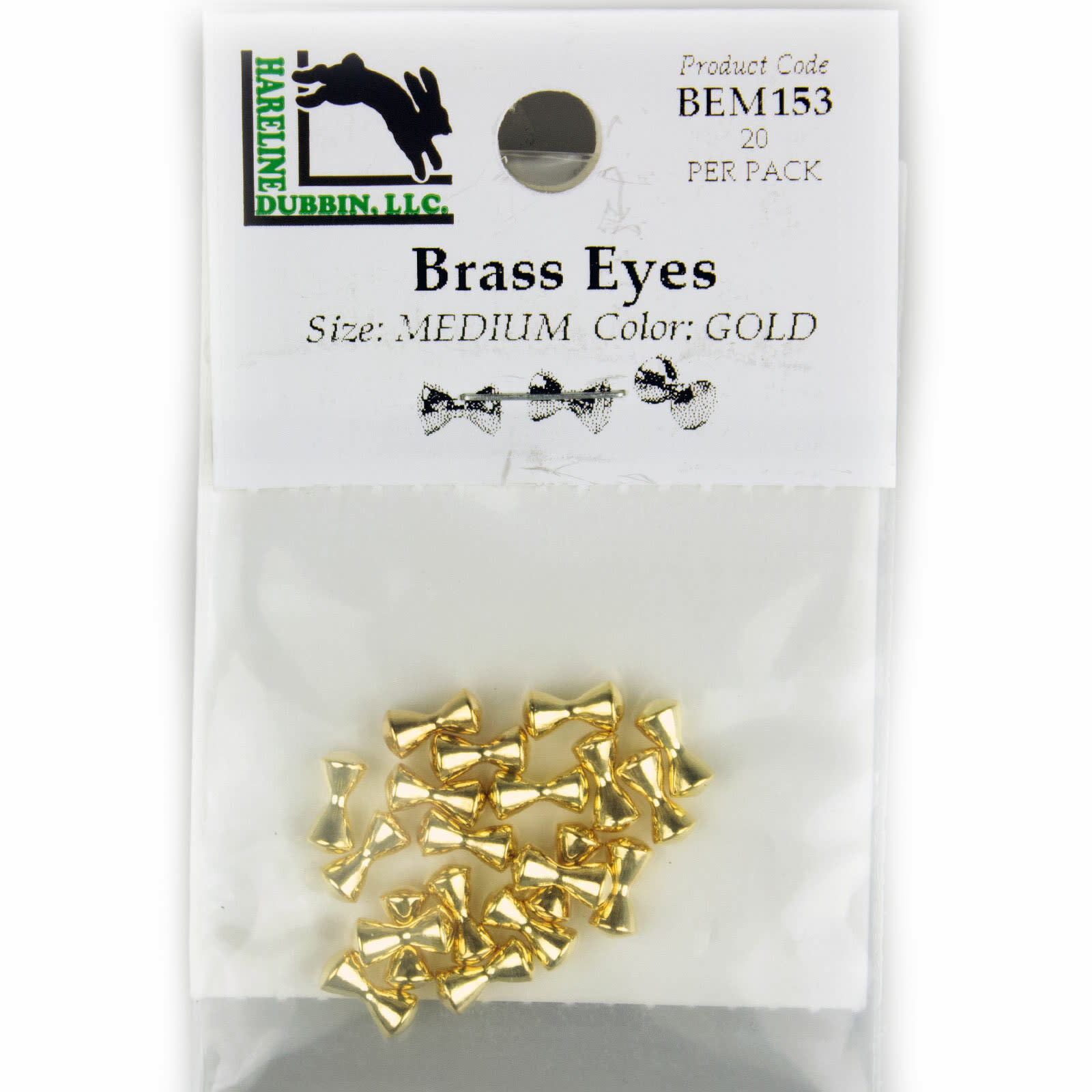 Brass Eyes Fly Tying Beads, Eyes, Weights Urban Angler Urban Angler