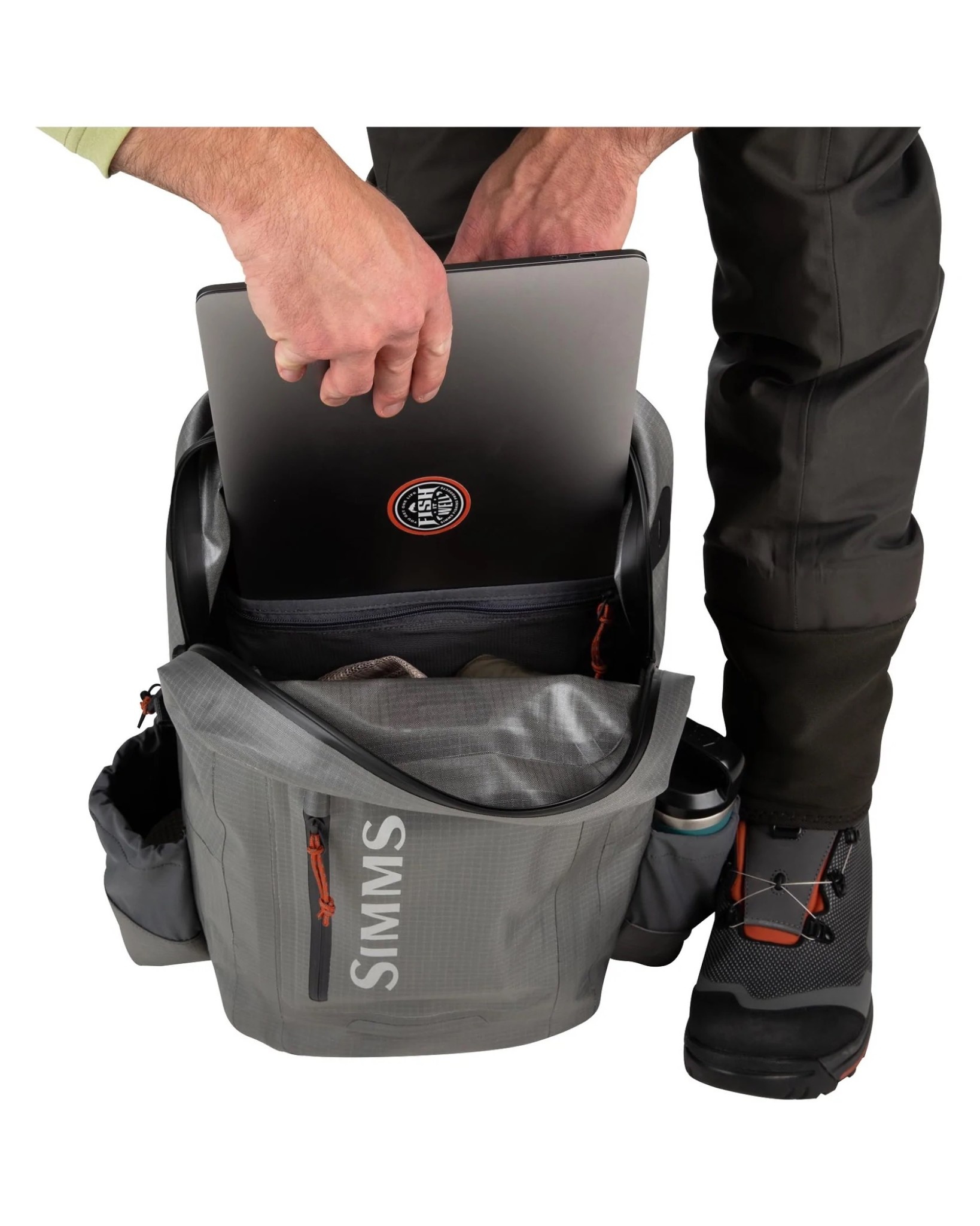 Simms Dry Creek Rolltop Backpack  Buy Simms Fishing Waterproof