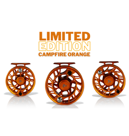 Hatch Hatch Custom Iconic Fly Reel - Campfire Orange