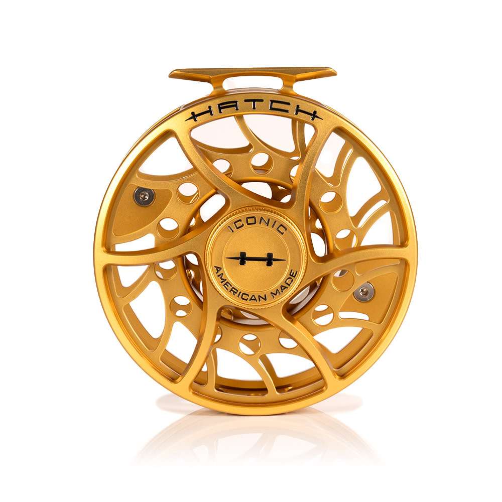 Hatch Hatch Custom Iconic Fly Reel - Fool's Gold