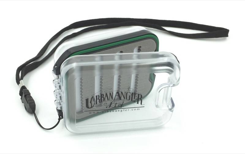 Urban Angler UA Small Waterproof Box Clear (with lanyard)