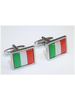 BORESSI ITALIAN FLAG CUFFLINKS
