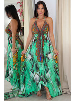 9018 Multi Color Stone Dress