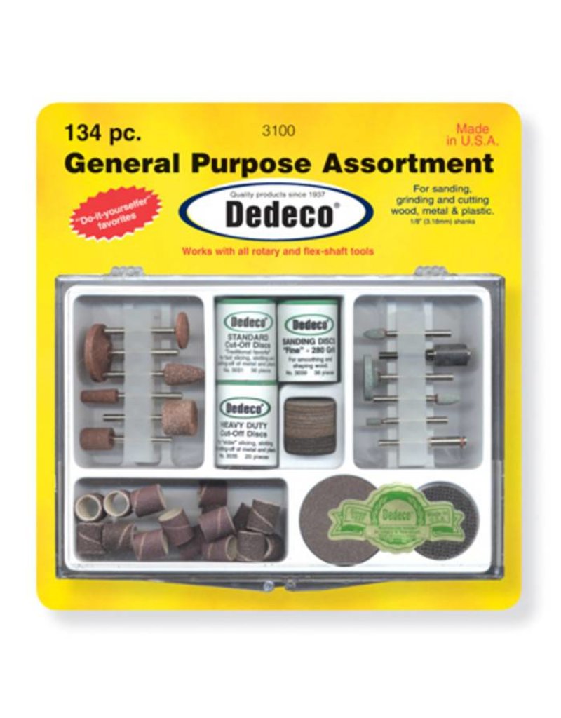 Dedeco International Abrasive Assortment 134pc