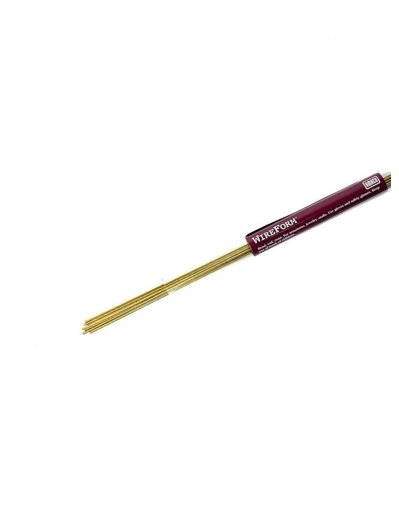 Amaco Soft Metal Rods Brass Thin 18 gauge