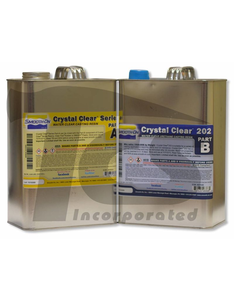 Smooth-On Crystal Clear 202 2 Gallon Kit
